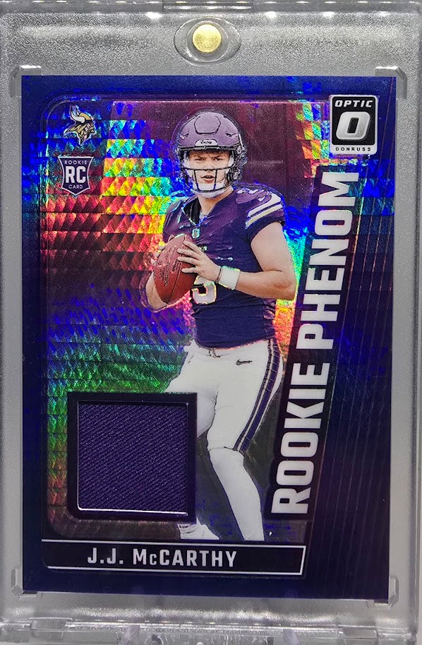 2024 Donruss Optic Rookie Phenoms Patch J.J. McCarthy RC