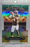 2023 Panini Select Concourse Green Yellow Prizm Die-Cut 25 Deshaun Watson