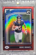 2024 Panini Donruss Optic Red Hyper Prizm #286 Rome Odunze