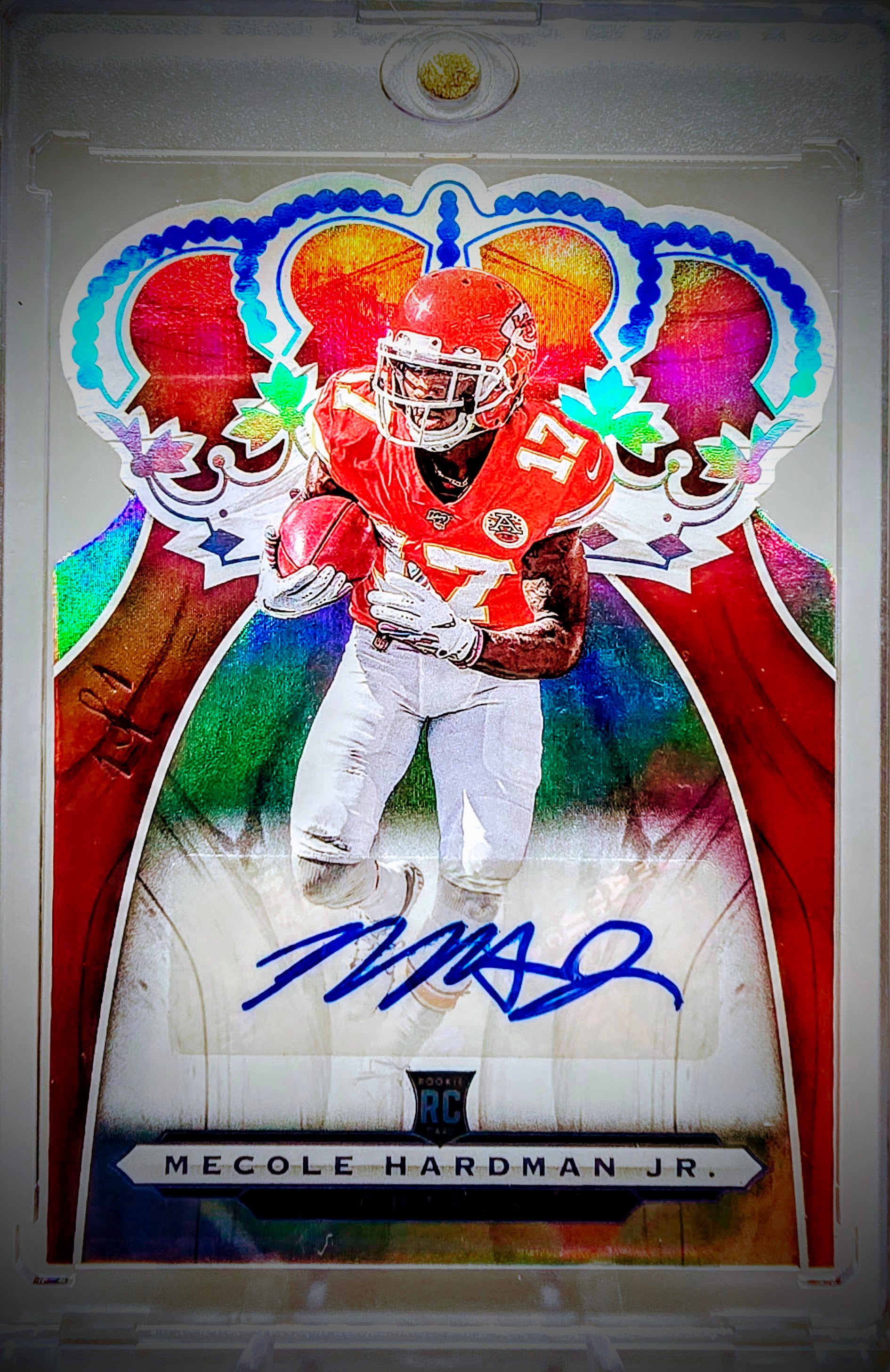 2019 Chronicles Crown Royale Platinum CR-15 Mecole Hardman 1/1